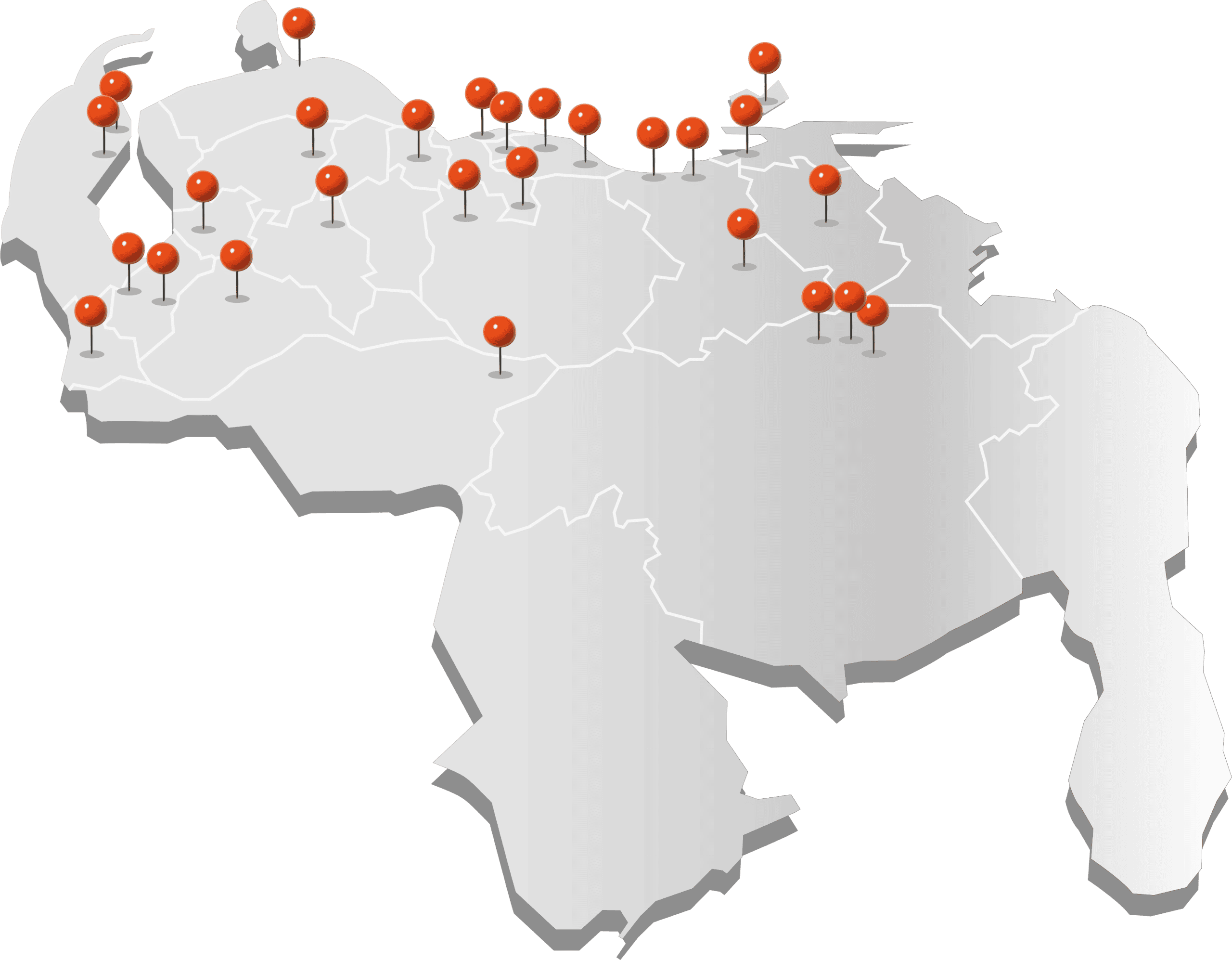 Mapa de Sucursales